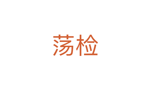 荡检